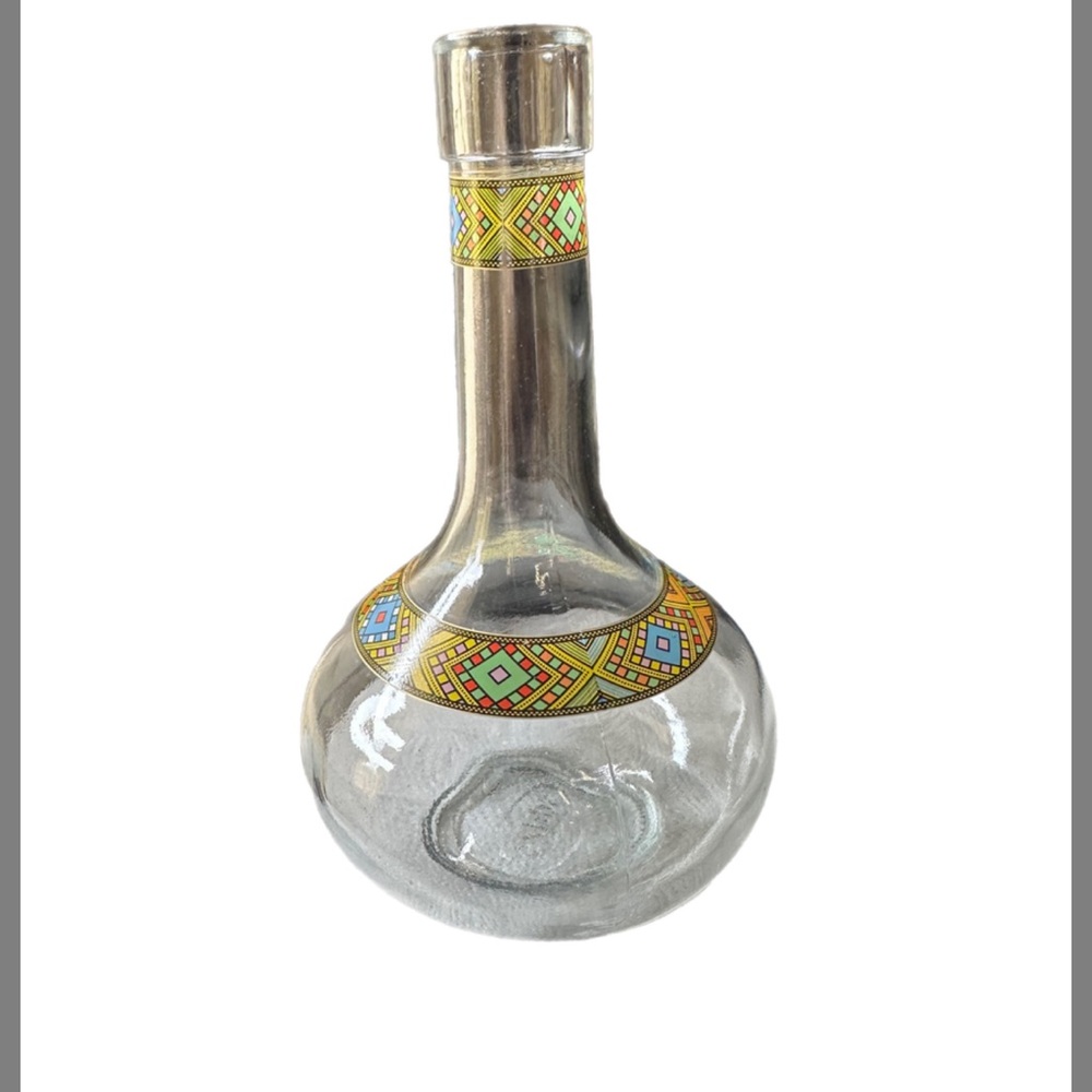 Ethiopian Honey Wine Glass with Customized Corks - Tej Glass- የጠጅ ብርሌ 6 piece